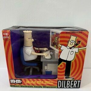 Vintage 1997 Dilbert M&M’s Electronic Candy Dispenser – Tested Works!